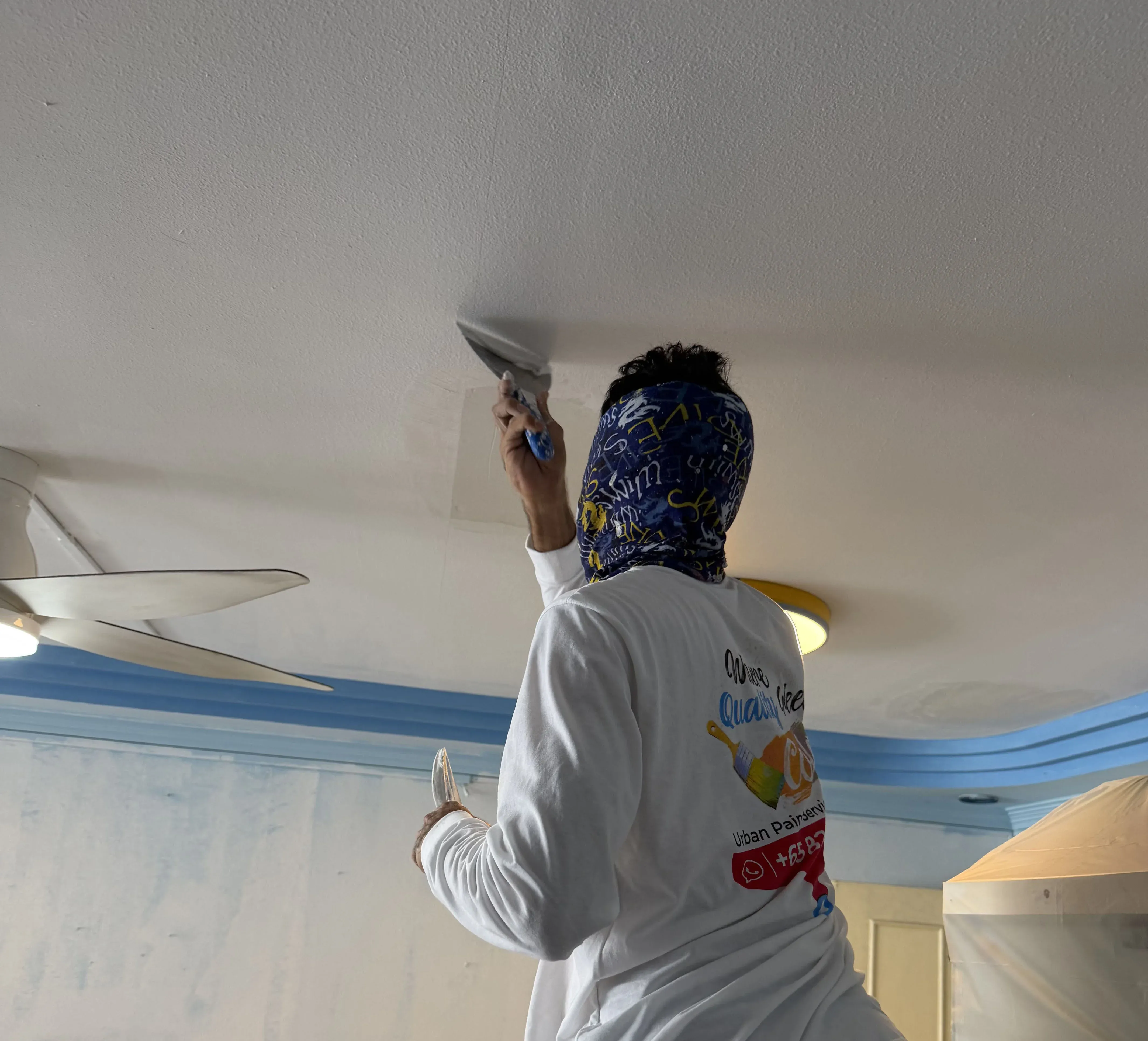 Replace dated walls and you have a new modern look in your home.